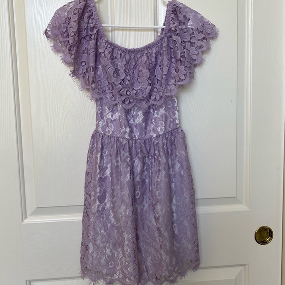 light purple lace dress - Picture 1 of 3